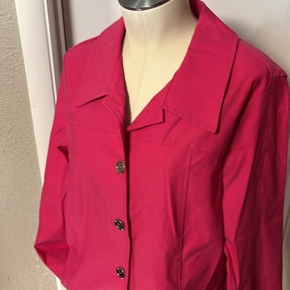 Size 14 women’s business blazer nwt hot pink by modes - Picture 5 of 8